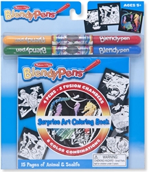 Blendy Pen Coloring Book: Animal