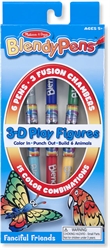 Blendy Pen 3-D Play Figures: Fanciful Friends