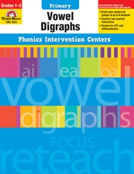 Primary Phonics Intervention Centers: Vowel Digraphs