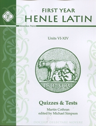 Henle First Year Latin Units VI-XIV - Quizzes & Tests