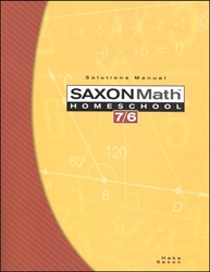 Saxon Math 76 - Solutions Manual