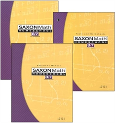 Saxon Math 87 - Homeschool Kit