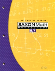 Saxon Math 87 - Tests and Worksheets
