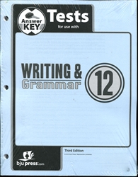 Writing & Grammar 12 - Tests Answer Key