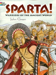 Sparta! Warriors of the Ancient World - Coloring Book