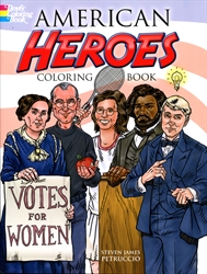 American Heroes - Coloring Book