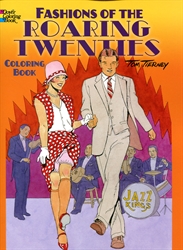 Fashions of the Roaring Twenties - Coloring Book