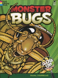 Monster Bugs: A Close-Up - Coloring Book