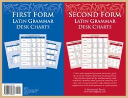 First and Second Form Latin Desk Charts