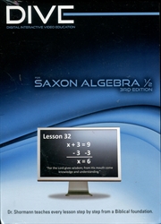 DIVE Algebra 1/2 CD-ROMs (Third Edition)