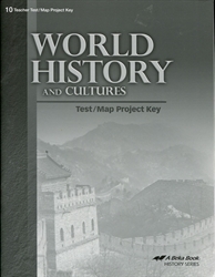 World History and Cultures - Test/Map Project Key