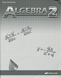 Algebra 2 - Test/Quiz Key (old)