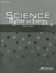 Science: Matter and Energy - Test Key (old)