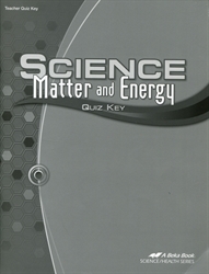 Science: Matter and Energy - Quiz Key (old)