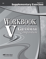 Supplementary Exercises for Workbook V - Teacher Key