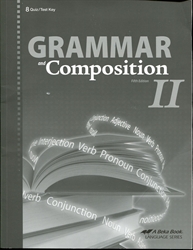 Grammar and Composition II - Quiz/Test Key (old)