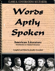 Words Aptly Spoken - American Literature (old)