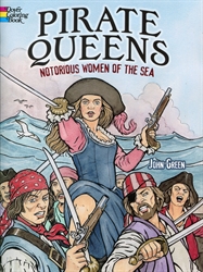 Pirate Queens: Notorious Women of the Sea - Coloring Book
