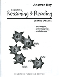 Beginning Reasoning & Reading - Teacher's Guide / Answer Key