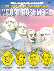 Presidents of Mount Rushmore - Coloring Book