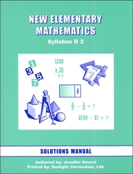 New Elementary Mathematics 2 - Solutions Manual