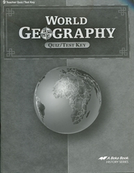 World Geography - Test/Quiz Key