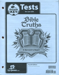 Bible Truths 2 - Test Answer Key (old)