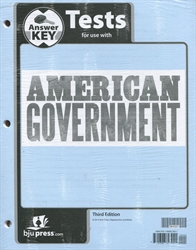 American Government - Tests Answer Key