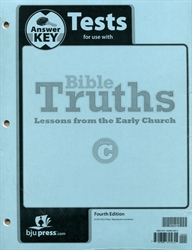 Bible Truths Level C - Tests Answer Key (old)