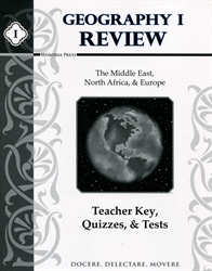 Geography 1 Review - Key, Quizzes & Tests (Middle East, North Africa, & Europe)