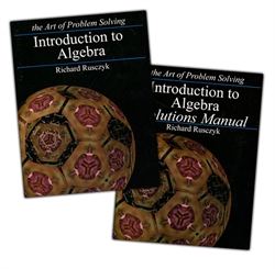 Art of Problem Solving Introduction to Algebra - Textbook & Solutions Manual
