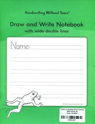 Draw and Write Notebook with Wide Double Lines