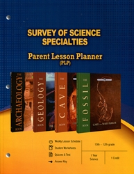 PLP: Survey of Science Specialties - Parent Lesson Planner