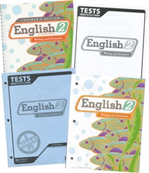BJU English 2 - Home School Kit (old)