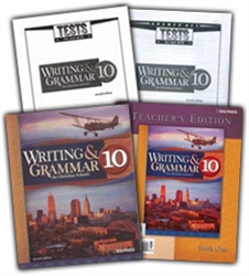 BJU Writing & Grammar 10 - Home School Kit (really old)
