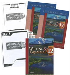 BJU Writing & Grammar 12 - Home School Kit (old)