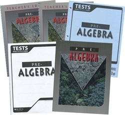 BJU Pre-Algebra - Home School Kit (old)