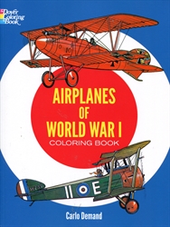 Airplanes of World War I - Coloring Book