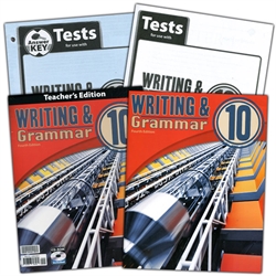 BJU Writing & Grammar 10 - Home School Kit