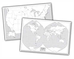 USA/World Mark-It Map (folded)