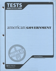 American Government - Tests Answer Key (really old)