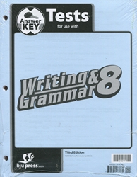 Writing & Grammar 8 - Tests Answer Key (old)