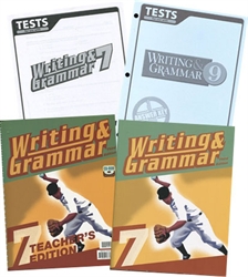 BJU Writing & Grammar 7 - Home School Kit (old)
