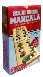 Mancala: Folding Wood Board