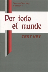 Spanish 1 - Test Key (old)