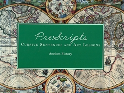 Prescripts Cursive Sentences and Art Lessons: Ancient History (old)