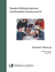 Student Writing Intensive Level A - Continuation Course Teacher's Book