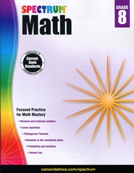 Spectrum Math Grade 8