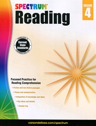 Spectrum Reading Grade 4