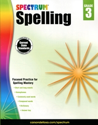 Spectrum Spelling Grade 3